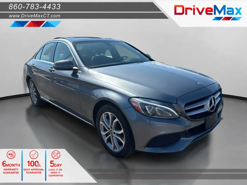 Gray 2018 Mercedes-Benz C-Class C 300 4MATIC Sedan 4D for sale in Manchester, CT