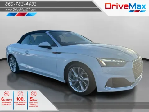 White 2020 Audi A5 Premium Plus Cabriolet 2D for sale in Manchester, CT
