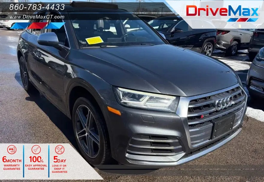 Gray 2019 Audi SQ5 Premium Plus Sport Utility 4D for sale in Manchester, CT