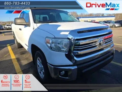 White 2016 Toyota Tundra Double Cab SR5 Pickup 4D 6 1/2 ft for sale in Manchester, CT