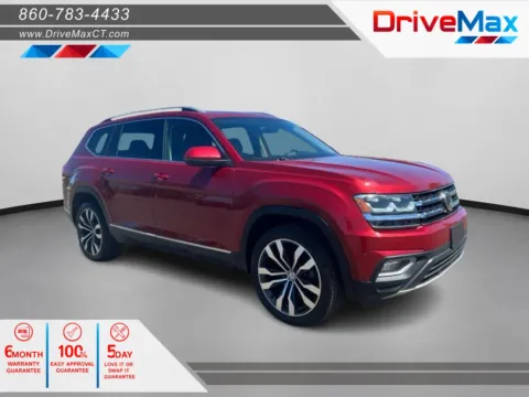 Red 2019 Volkswagen Atlas SEL Premium 4Motion Sport Utility 4D for sale in Manchester, CT