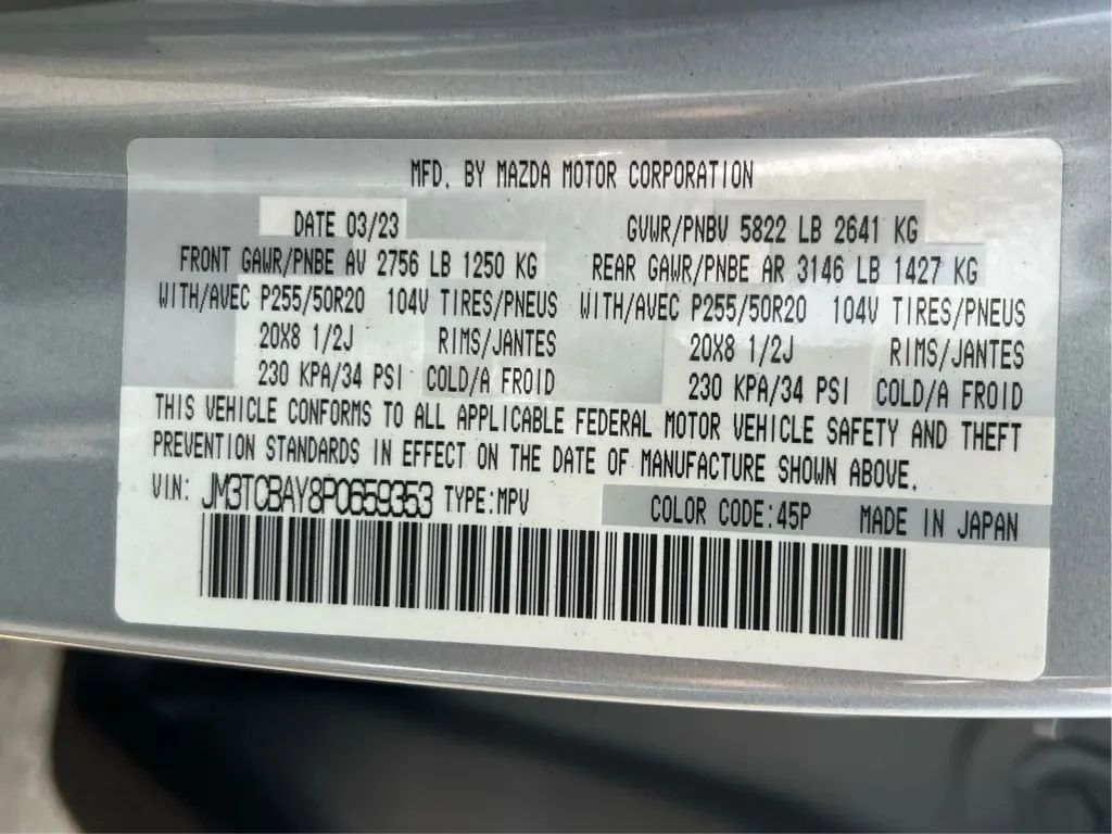 2023 Mazda CX-9 Touring Plus - Photo 28