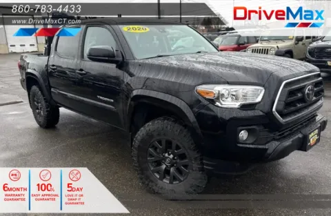 Black 2020 Toyota Tacoma Double Cab SR5 Pickup 4D 5 ft for sale in Manchester, CT