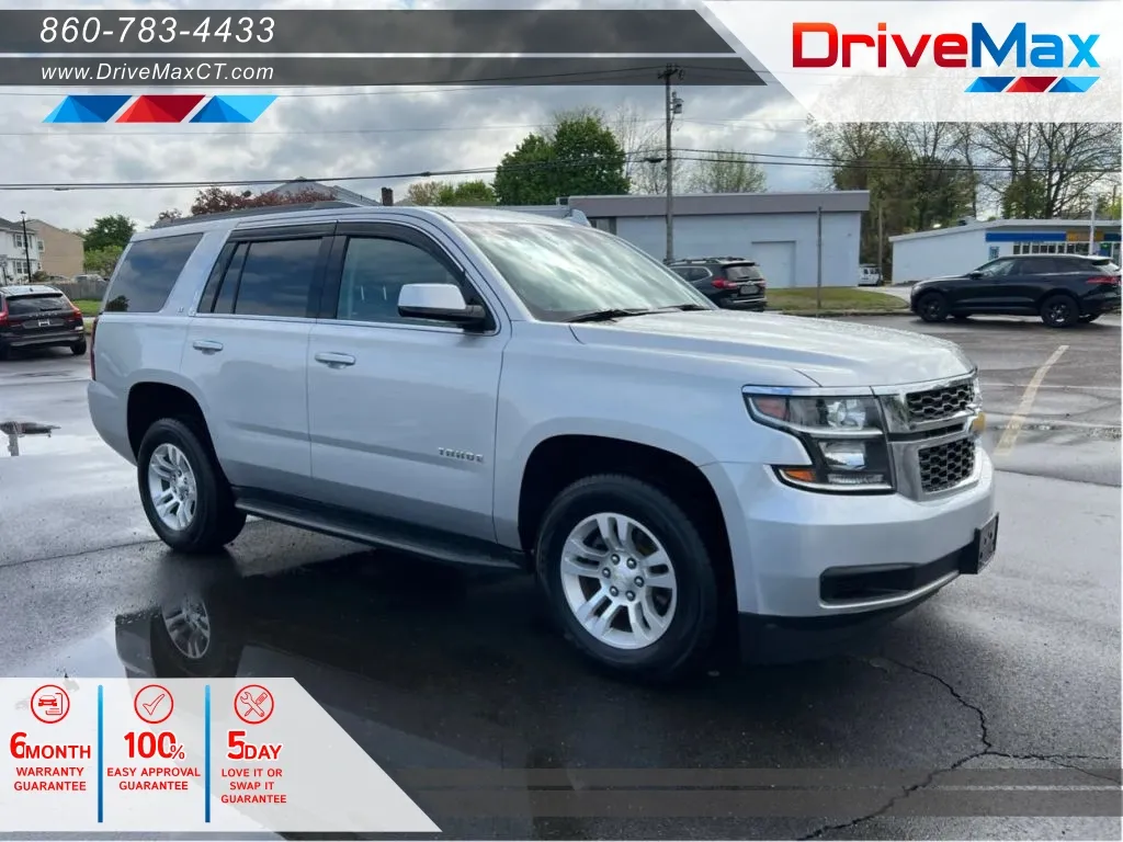 Gray 2018 Chevrolet Tahoe LT Sport Utility 4D for sale in Manchester, CT