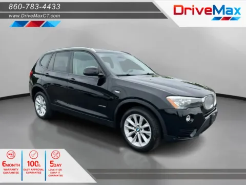 Black 2017 BMW X3 xDrive28i Sport Utility 4D for sale in Manchester, CT