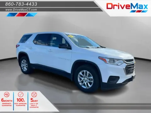 White 2021 Chevrolet Traverse LS Sport Utility 4D for sale in Manchester, CT