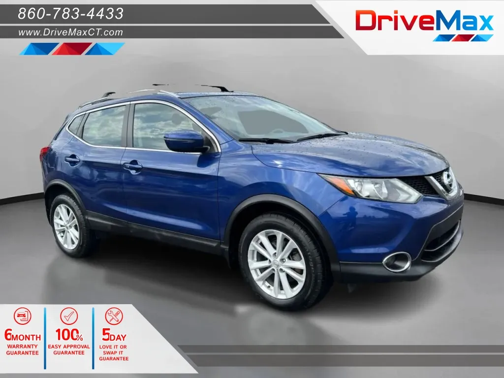 Blue 2017 Nissan Rogue Sport SV Sport Utility 4D for sale in Manchester, CT