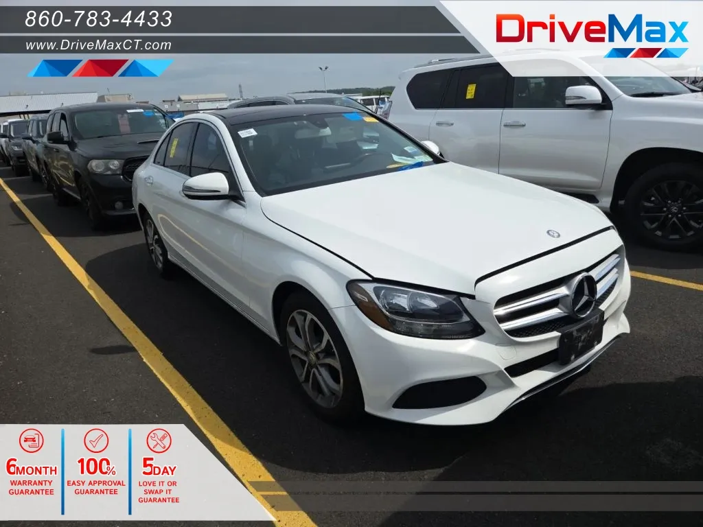 White 2016 Mercedes-Benz C-Class C 300 4MATIC Sedan 4D for sale in Manchester, CT