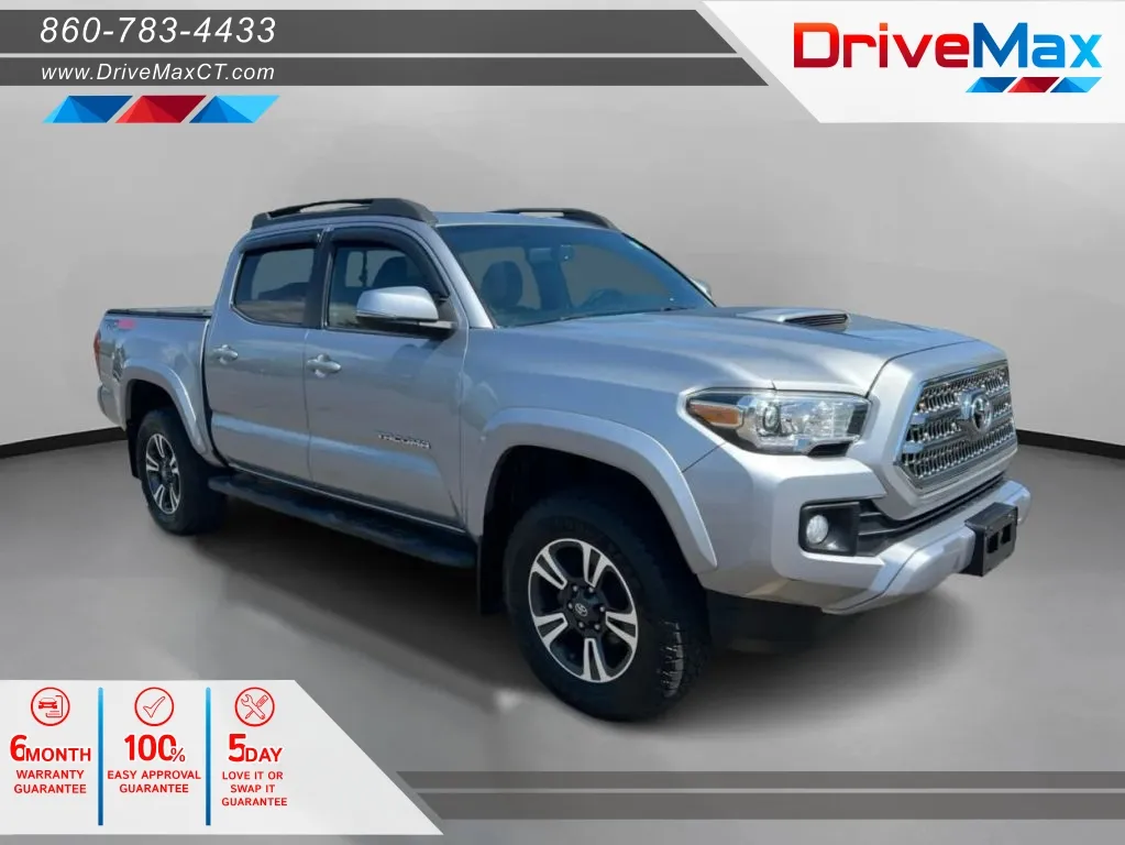 Gray 2016 Toyota Tacoma Double Cab TRD Sport Pickup 4D 5 ft for sale in Manchester, CT