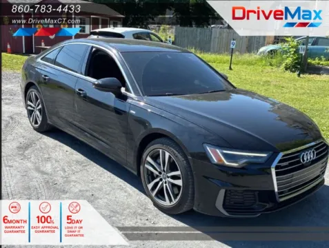 Black 2019 Audi A6 55 TFSI Premium Plus Sedan 4D for sale in Manchester, CT
