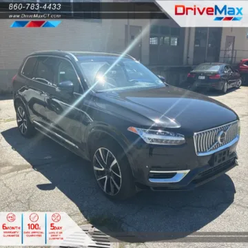 Black 2022 Volvo XC90 T8 Inscription Expression Recharge Extended Range Plug-in Hybrid Sport Util for sale in Manchester, CT