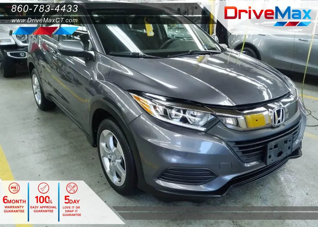 Gray 2021 Honda HR-V LX Sport Utility 4D for sale in Manchester, CT