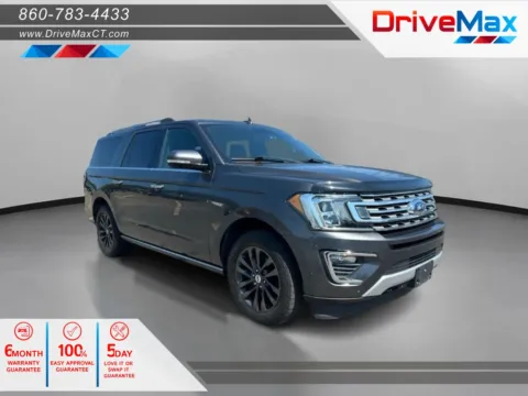 Black 2019 Ford Expedition MAX Limited Sport Utility 4D for sale in Manchester, CT