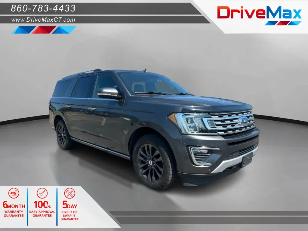 Black 2019 Ford Expedition MAX Limited Sport Utility 4D for sale in Manchester, CT