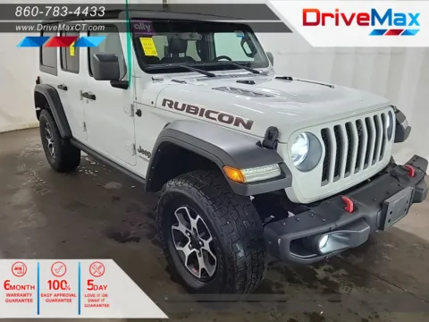 White 2022 Jeep Wrangler Unlimited Rubicon Sport Utility 4D for sale in Manchester, CT