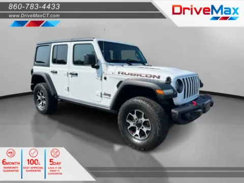 White 2022 Jeep Wrangler Unlimited Rubicon Sport Utility 4D for sale in Manchester, CT