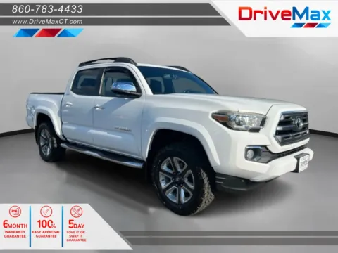 White 2016 Toyota Tacoma Double Cab Limited Pickup 4D 5 ft for sale in Manchester, CT