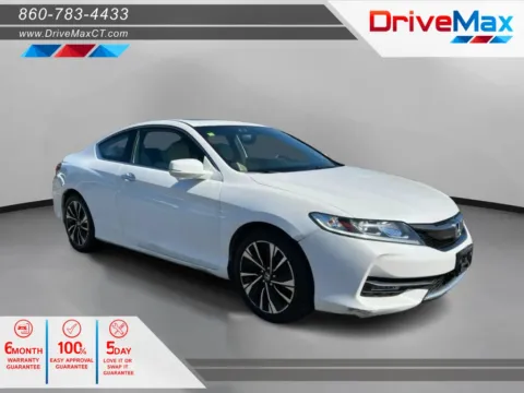 White 2017 Honda Accord EX-L Coupe 2D for sale in Manchester, CT