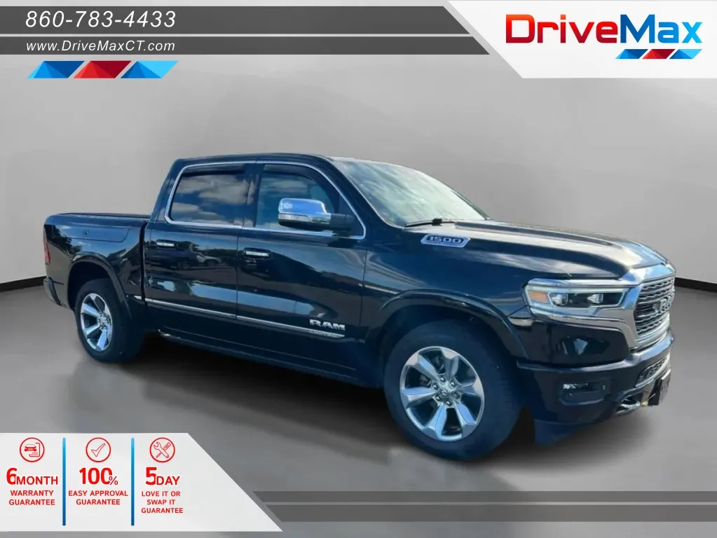 Black 2021 Ram 1500 Crew Cab Limited Pickup 4D 5 1/2 ft for sale in Manchester, CT