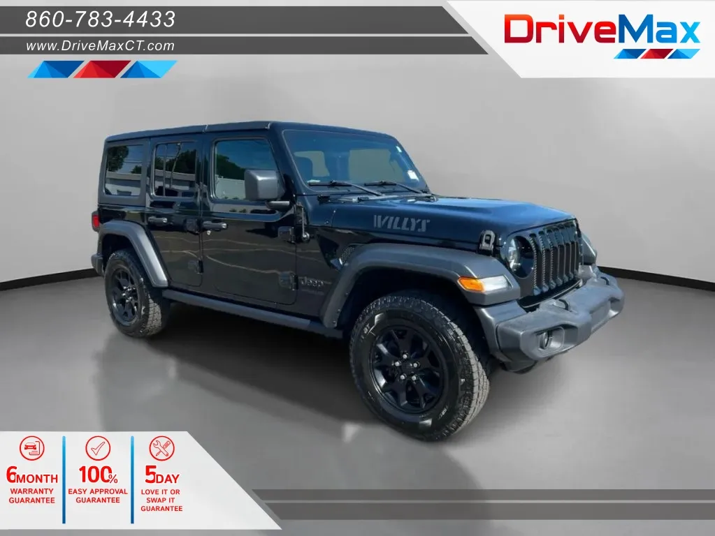 Unknown 2020 Jeep Wrangler Unlimited Willys Sport Utility 4D for sale in Manchester, CT