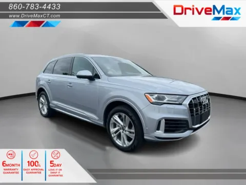 Silver 2021 Audi Q7 55 TFSI Premium Plus Sport Utility 4D for sale in Manchester, CT