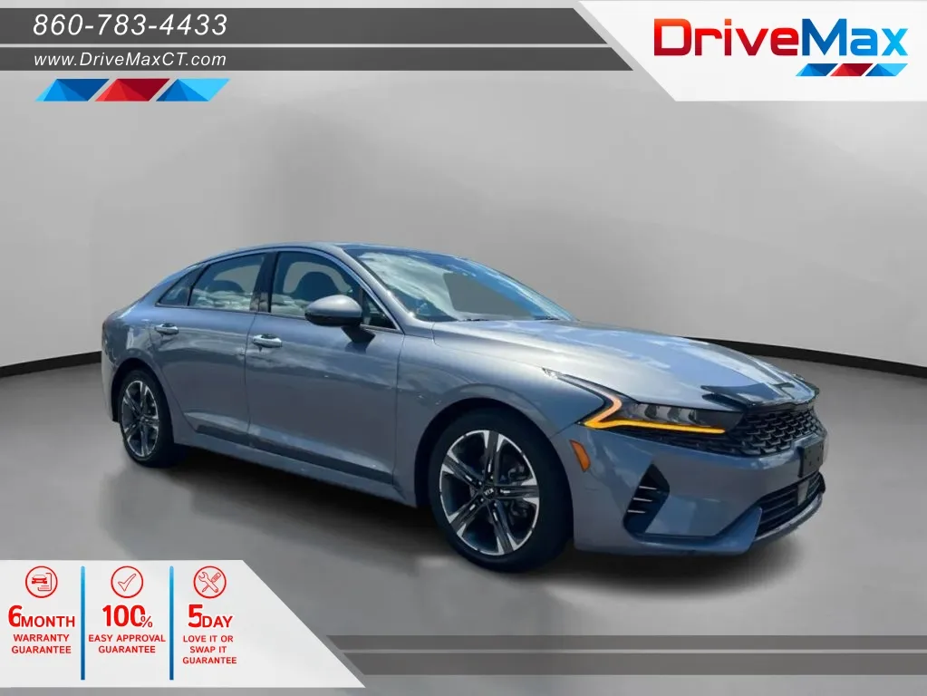 Gray 2021 Kia K5 EX Sedan 4D for sale in Manchester, CT