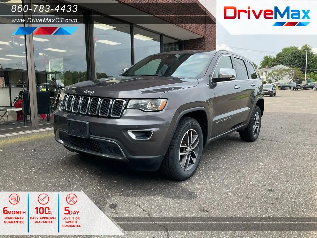 Gray 2018 Jeep Grand Cherokee Limited Sport Utility 4D for sale in Manchester, CT