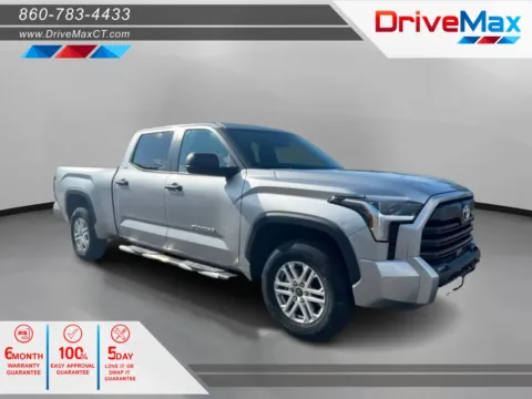 Gray 2024 Toyota Tundra CrewMax SR5 Pickup 4D 6 1/2 ft for sale in Manchester, CT