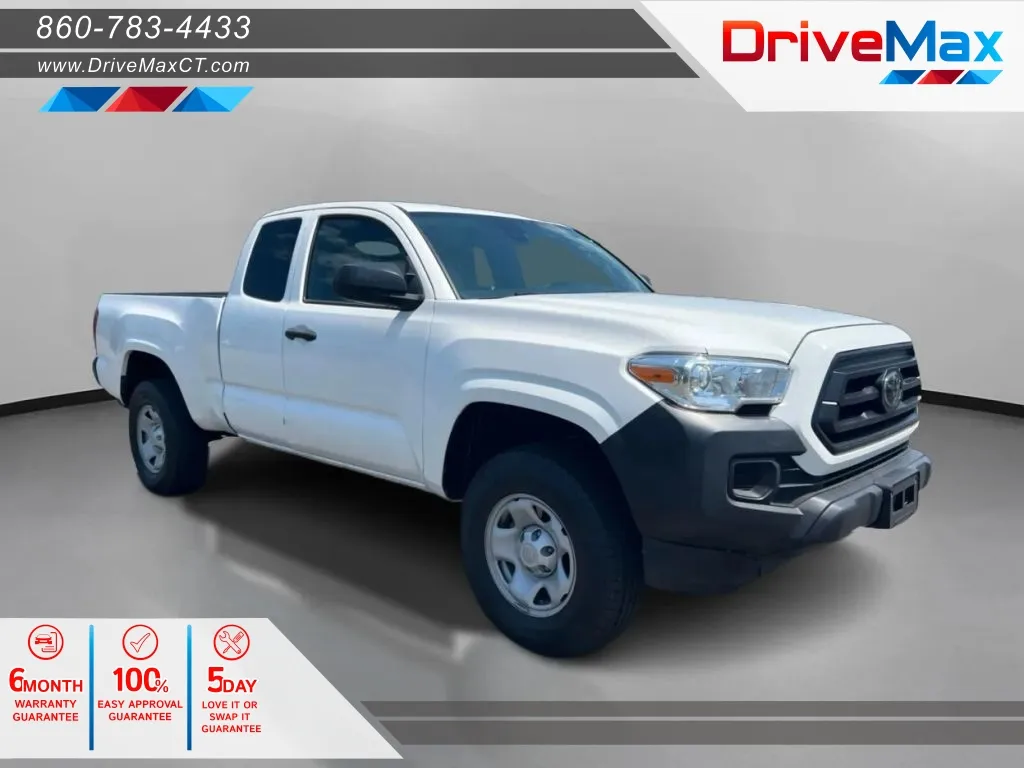 White 2021 Toyota Tacoma Access Cab SR Pickup 4D 6 ft for sale in Manchester, CT