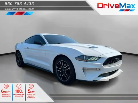 White 2021 Ford Mustang EcoBoost Premium Coupe 2D for sale in Manchester, CT