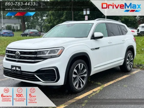 White 2022 Volkswagen Atlas SEL Premium R-Line 4Motion Sport Utility 4D for sale in Manchester, CT