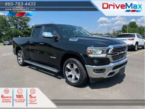 Black 2020 Ram 1500 Quad Cab Laramie Pickup 4D 6 1/3 ft for sale in Manchester, CT