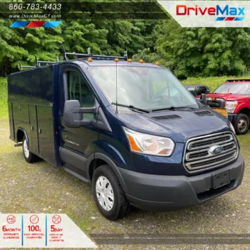 Blue 2017 Ford Commercial Transit Commercial Vans 250 Cutaway 138' for sale in Manchester, CT