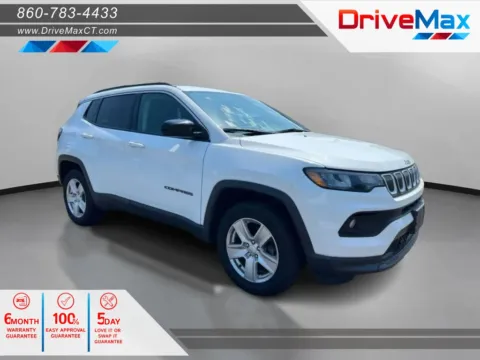 White 2022 Jeep Compass Latitude Sport Utility 4D for sale in Manchester, CT
