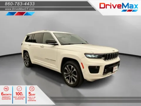 White 2021 Jeep Grand Cherokee L Overland Sport Utility 4D for sale in Manchester, CT