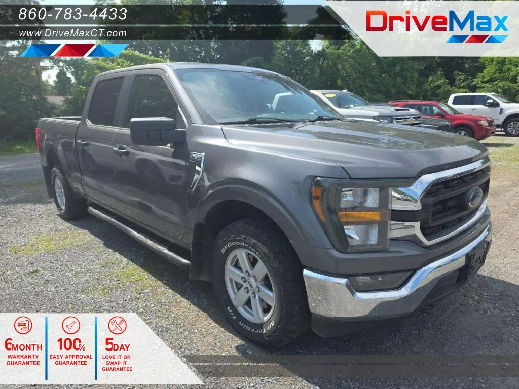 Gray 2023 Ford F-150 SuperCrew Cab XLT Pickup 4D 5 1/2 ft for sale in Manchester, CT