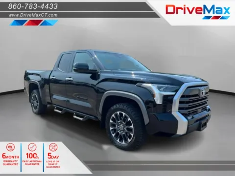 Black 2022 Toyota Tundra Double Cab Limited Pickup 4D 6 1/2 ft for sale in Manchester, CT