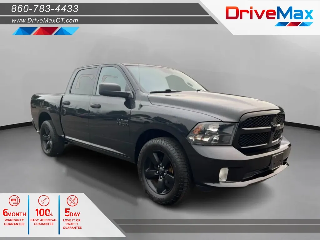 Black 2018 Ram 1500 Crew Cab Express Pickup 4D 5 1/2 ft for sale in Manchester, CT