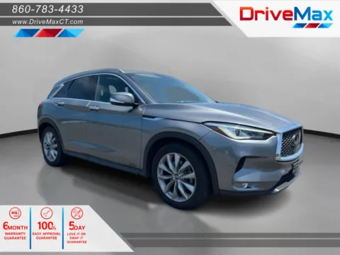 Gray 2021 INFINITI QX50 LUXE Sport Utility 4D for sale in Manchester, CT