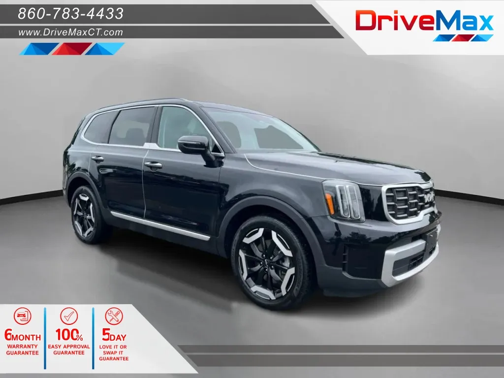 Black 2023 Kia Telluride S Sport Utility 4D for sale in Manchester, CT