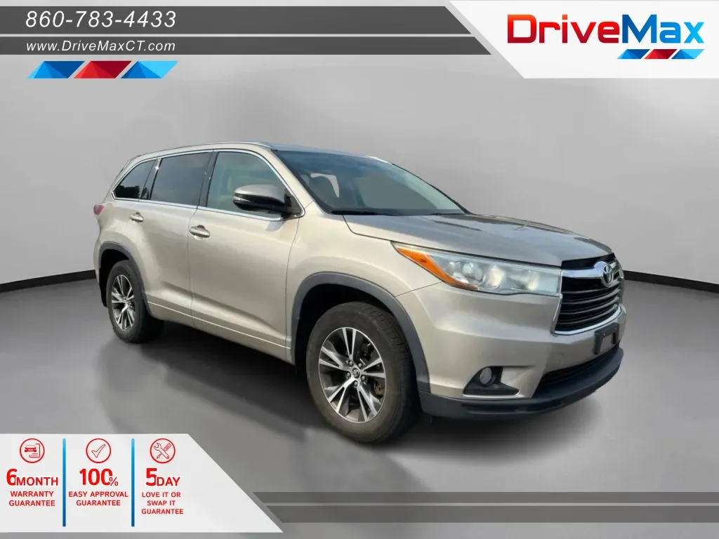 Gray 2016 Toyota Highlander XLE Sport Utility 4D for sale in Manchester, CT