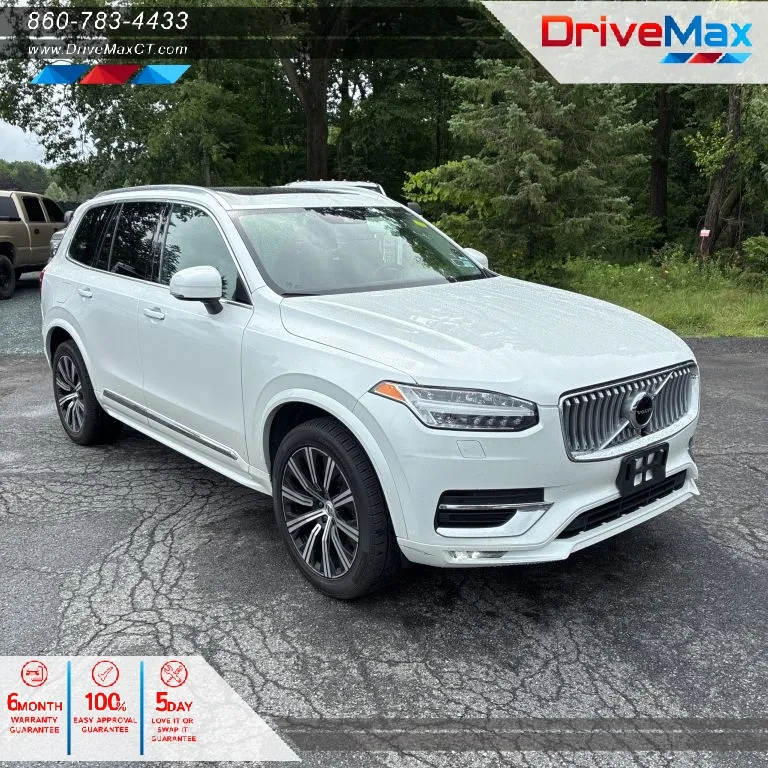 White 2021 Volvo XC90 T6 Inscription Sport Utility 4D for sale in Manchester, CT