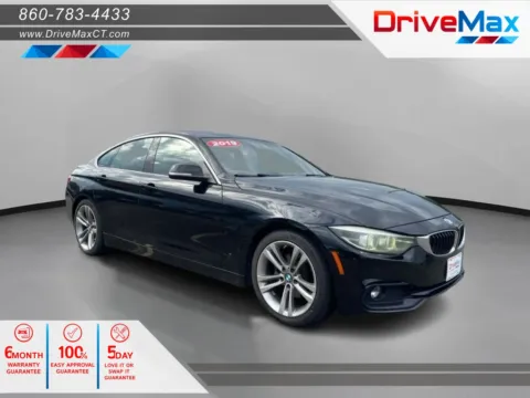 Black 2019 BMW 4 Series 430i Gran Coupe Sedan 4D for sale in Manchester, CT