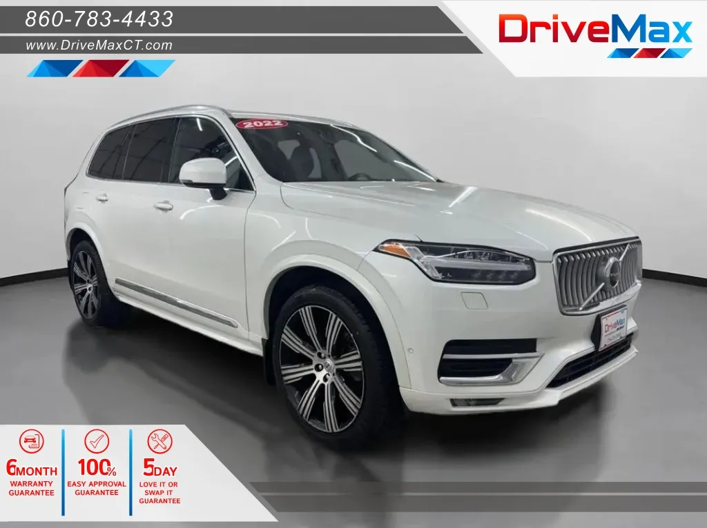 White 2022 Volvo XC90 T6 Inscription Sport Utility 4D for sale in Manchester, CT