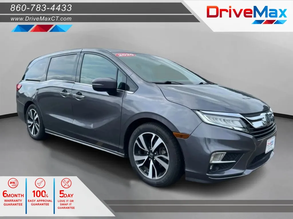 Gray 2020 Honda Odyssey Elite Minivan 4D for sale in Manchester, CT