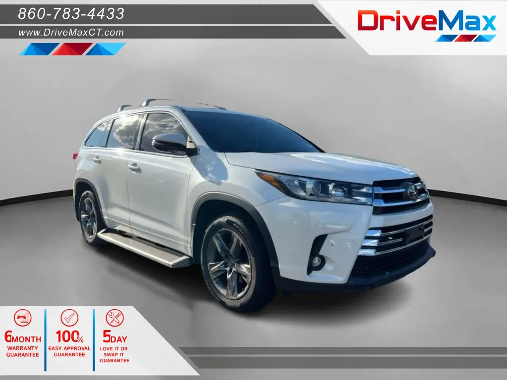 White 2019 Toyota Highlander Limited Platinum Sport Utility 4D for sale in Manchester, CT