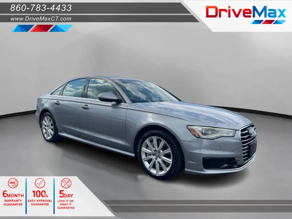 Gray 2016 Audi A6 2.0T Premium Plus Sedan 4D for sale in Manchester, CT