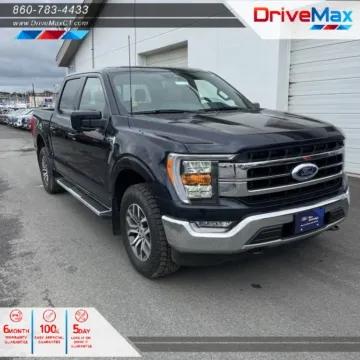 Blue 2022 Ford F-150 SuperCrew Cab Lariat Pickup 4D 5 1/2 ft for sale in Manchester, CT