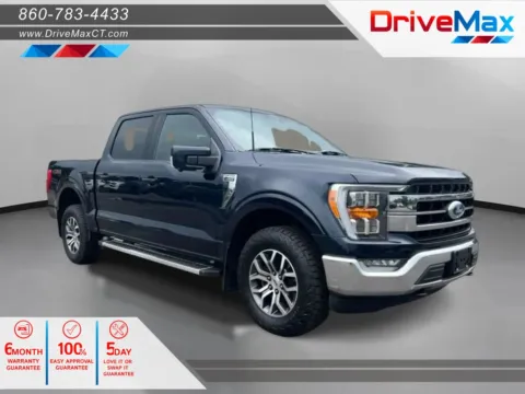 Blue 2022 Ford F-150 SuperCrew Cab Lariat Pickup 4D 5 1/2 ft for sale in Manchester, CT