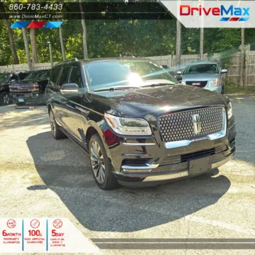 Black 2020 Lincoln Navigator L Reserve Sport Utility 4D for sale in Manchester, CT